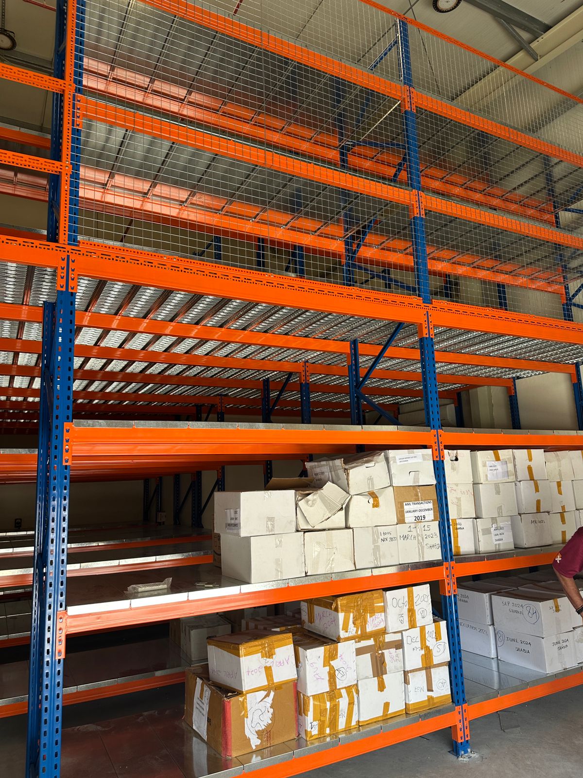 Racking maintenance inspection